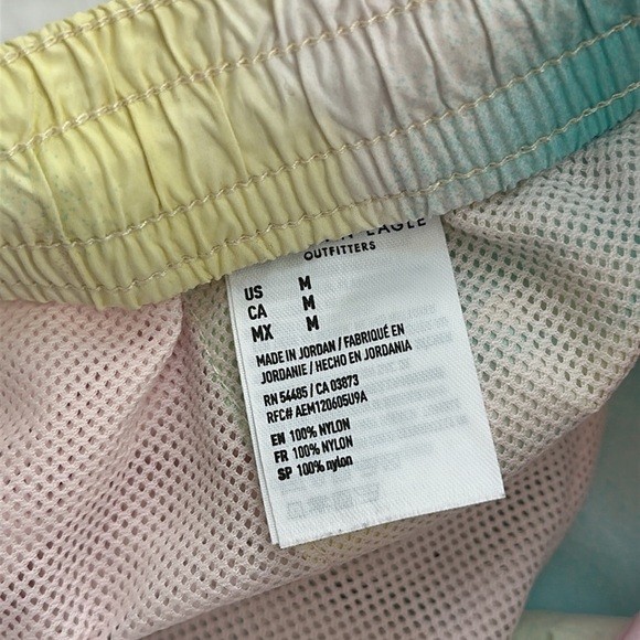 American Eagle Women’s Pastel Athletic Summer Beachy Breathable Running Shorts M - Picture 8 of 8